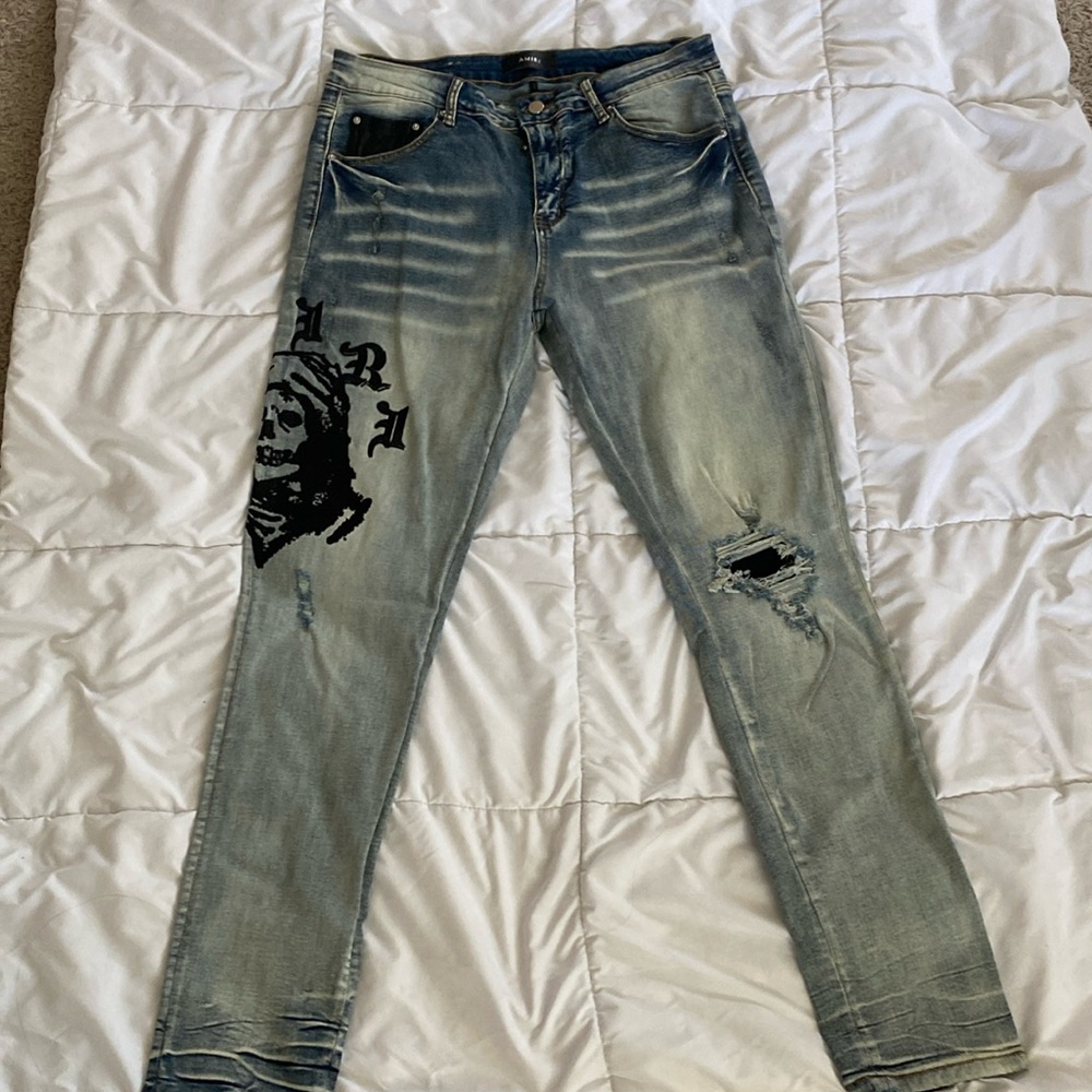 Amiri x Wes Lang Reaper Logo jeans